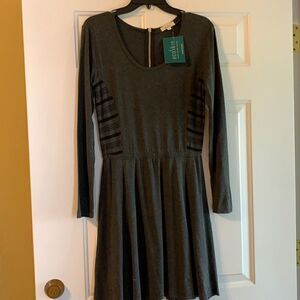 ecoSkin gray/black Small dress